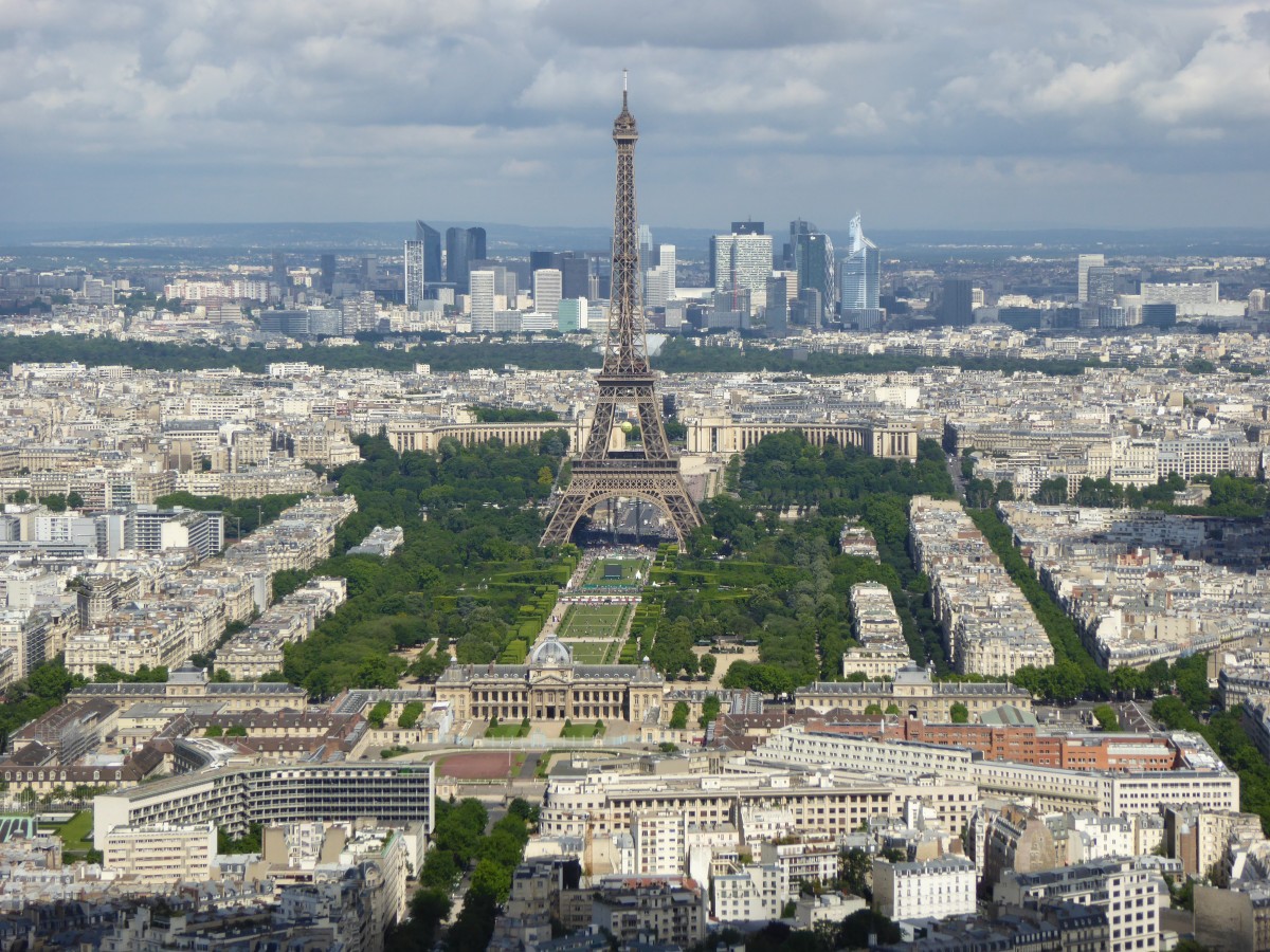vue aérienne Paris